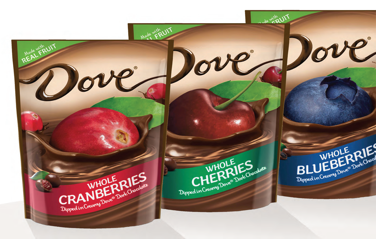 Dove Chocolate Fruits
