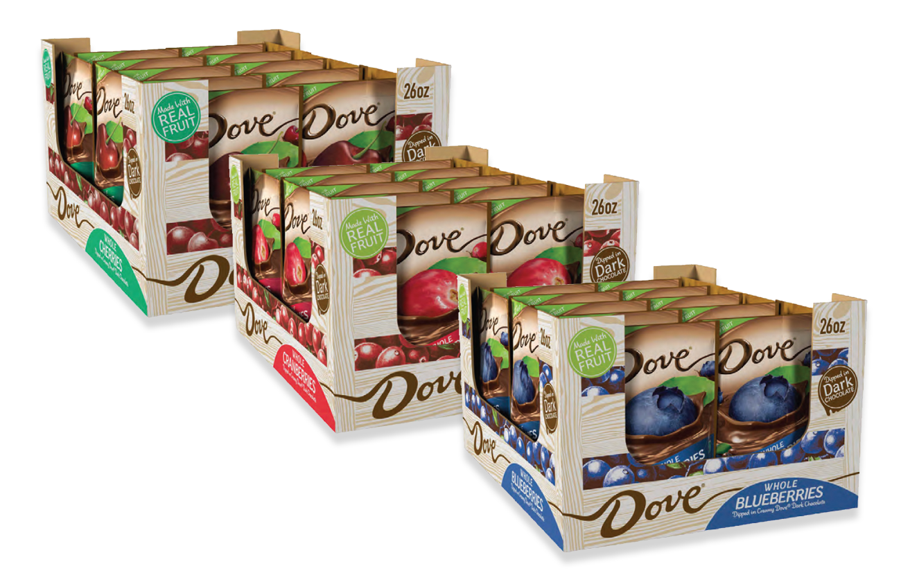 Dove Chocolate Displays